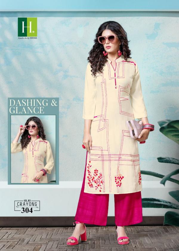 Hirwa Crayons Vol 3 Fancy Designer Kurti Collection